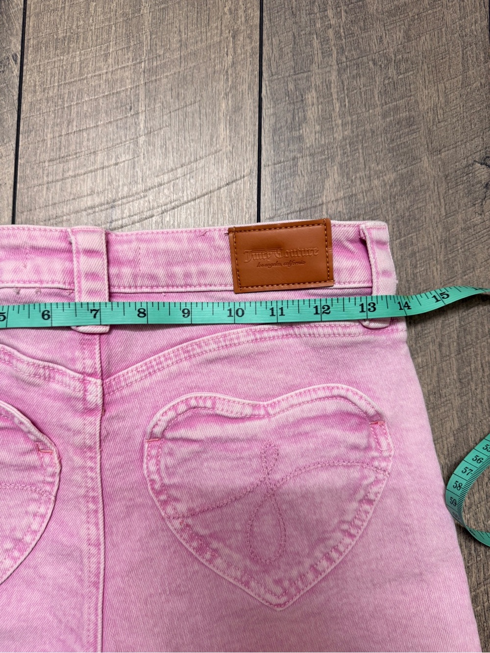 Juicy Couture Women’s Pink Heart Pocket Jeans - Unbranded